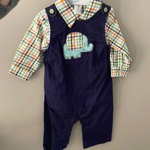 New 3-6 month elephant outfit